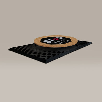 stop, wyps round doormat set