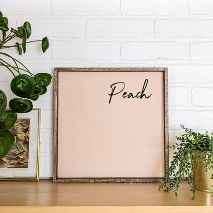 The World Needs Who You Were Made To Be Wood Sign