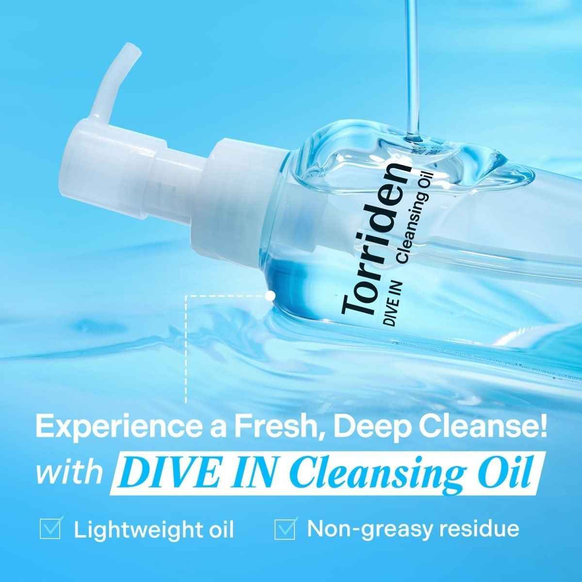 Torriden Dive-In Low Molecular Hyaluronic Acid Cleansing Oil 200ml