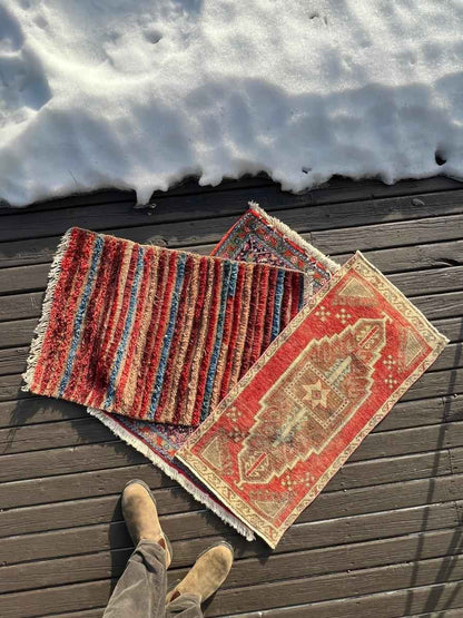 On hold | Turkish Mini Rug 1 | 1’ 8” x 3’ 2”