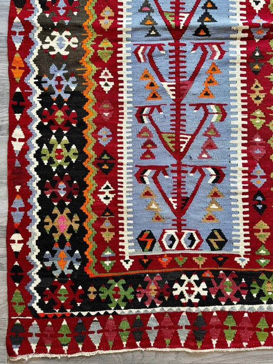 Turkish Uşak Eşme Kilim | 3' 3" x 6'