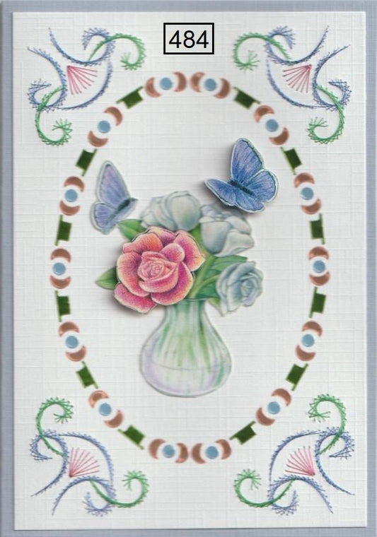 Laura's Design Digital Embroidery Pattern - Oval Frame & Corner Flourish