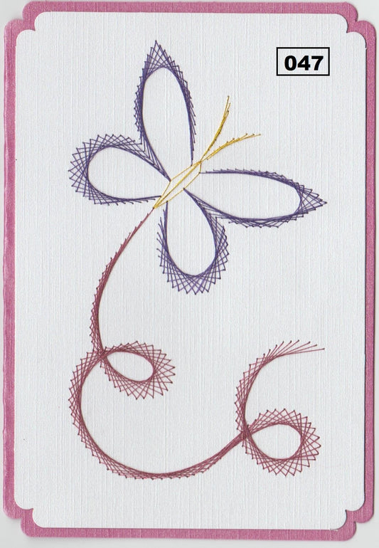 Laura's Design Digital Embroidery Pattern - Floating Butterfly