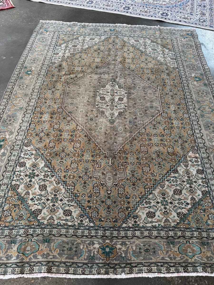 Vintage Ardabil Rug | 6' 11"	x 9' 5"