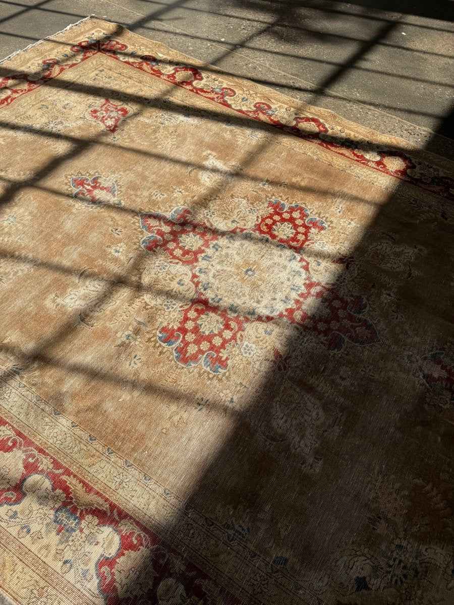 Vintage Tabriz Rug | 7' 5" x 11' 4"