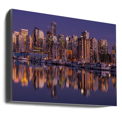 Wall art Glowing Vancouver