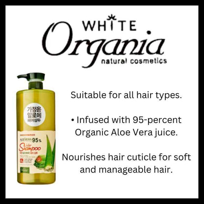 Whitecospharm White Organia Good Nature Aloe Vera Hair Shampoo 1500ml